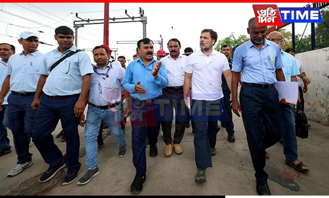 Rahul Gandhi Meets Loco Pilots, Assures Support for Better Working Conditions